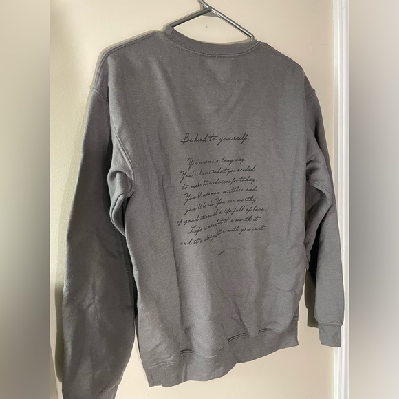 “Be Kind to Yourself” Crewneck. - Picture 2 of 2